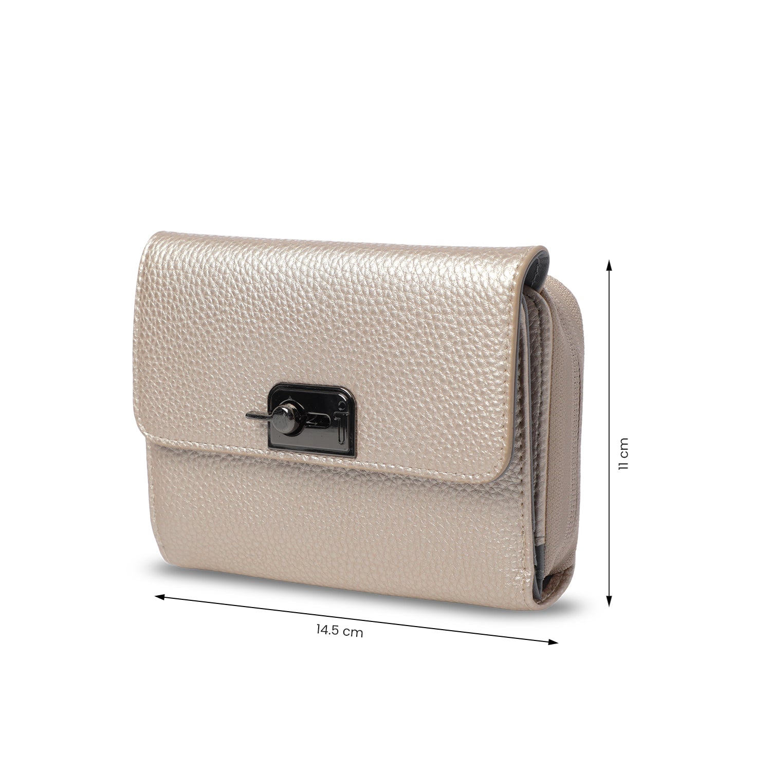 Billetera Para Mujer Smooth Cri Con Rfid Blocker