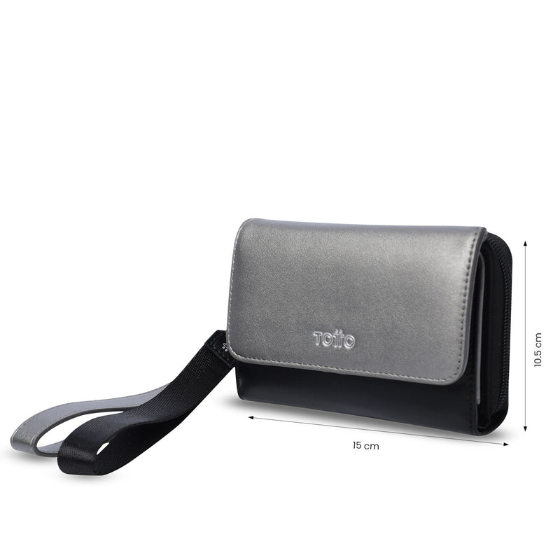 Billetera para Mujer Style Can con RFID Blocker Negra