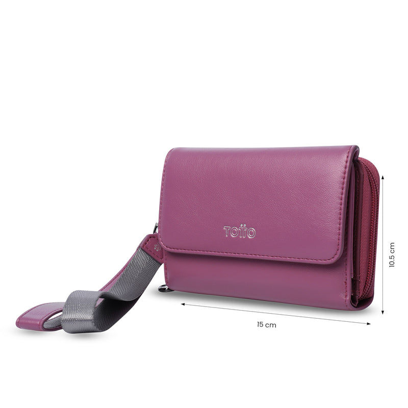Billetera para Mujer Style Can con RFID Blocker Rosada