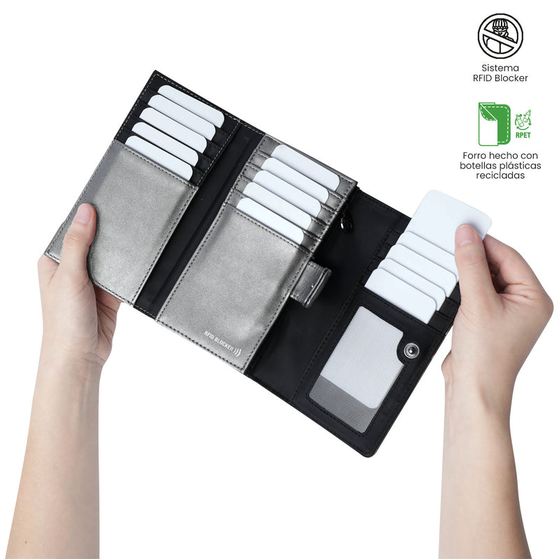 Billetera para Mujer Style Don con RFID Blocker Negra