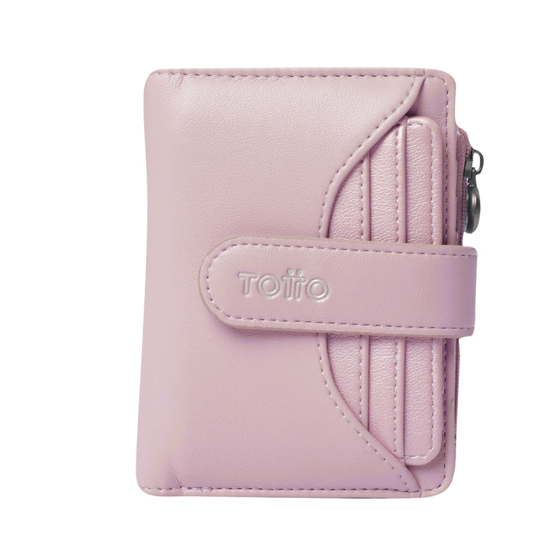 Billetera Style Dull con RFID Blocker Rosada