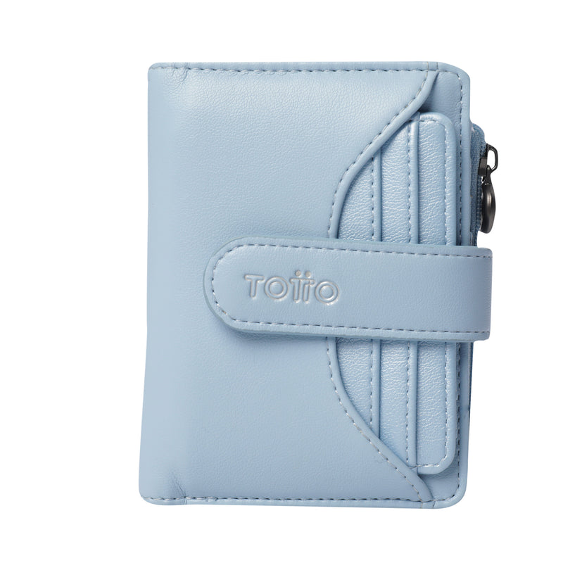Billetera Style Dull con RFID Blocker Azul