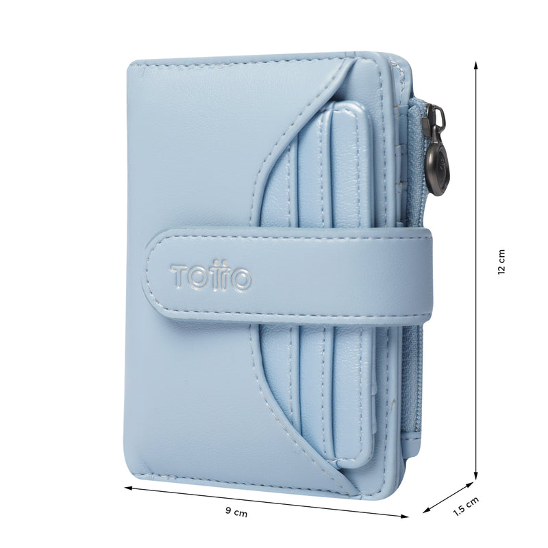 Billetera Style Dull con RFID Blocker Azul