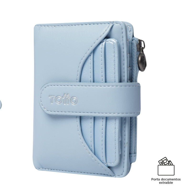 Billetera Style Dull con RFID Blocker Azul