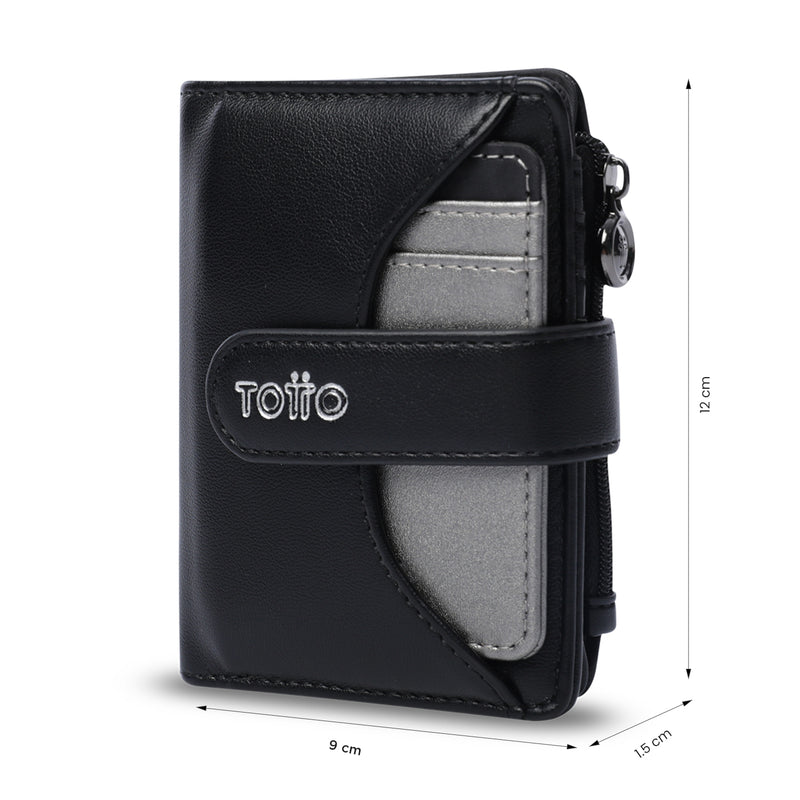 Billetera para Mujer Style Dull con RFID Blocker Negra