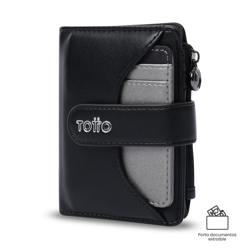 Billetera para Mujer Style Dull con RFID Blocker Negra