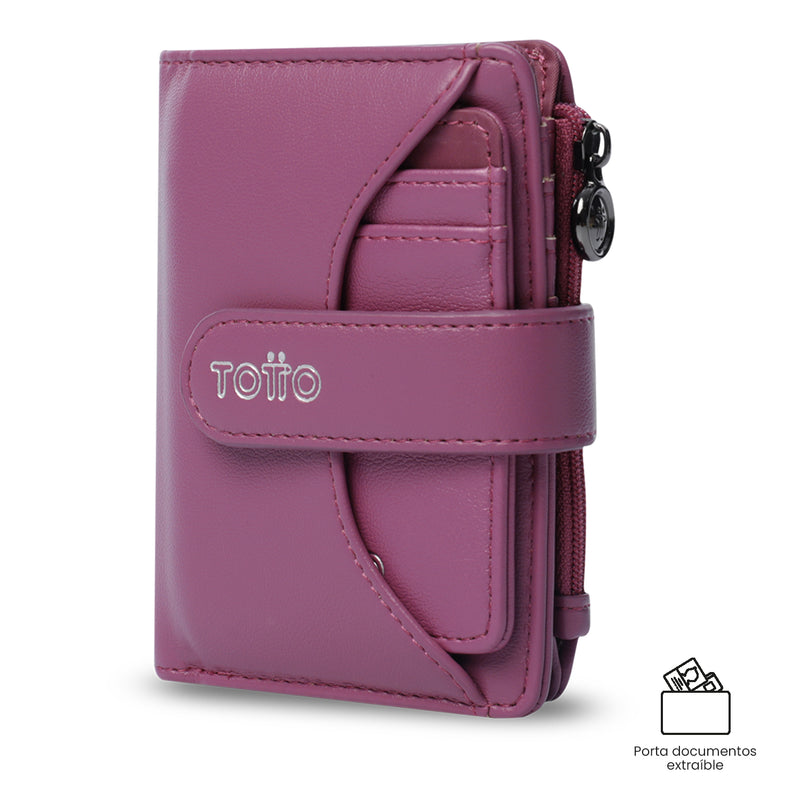 Billetera para Mujer Style Dull con RFID Blocker Rosada
