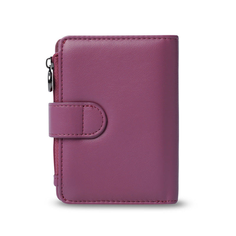 Billetera para Mujer Style Dull con RFID Blocker Rosada