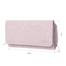 Billetera Texture Var con RFID Blocker Rosada