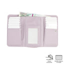 Billetera Texture Var con RFID Blocker Rosada