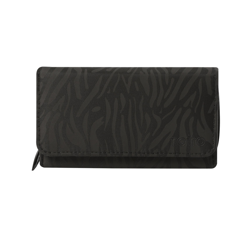 Billetera Texture Var con RFID Blocker Negra