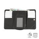 Billetera Texture Var con RFID Blocker Negra