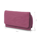 Billetera para Mujer Texture Var con RFID Blocker Rosada