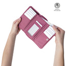 Billetera para Mujer Texture Var con RFID Blocker Rosada