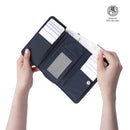 Billetera para Mujer Texture Var con RFID Blocker Azul