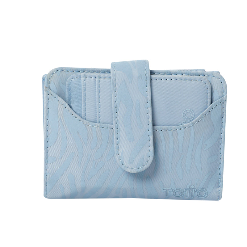 Billetera Texture Dull con RFID Blocker Azul