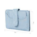Billetera Texture Dull con RFID Blocker Azul