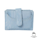 Billetera Texture Dull con RFID Blocker Azul