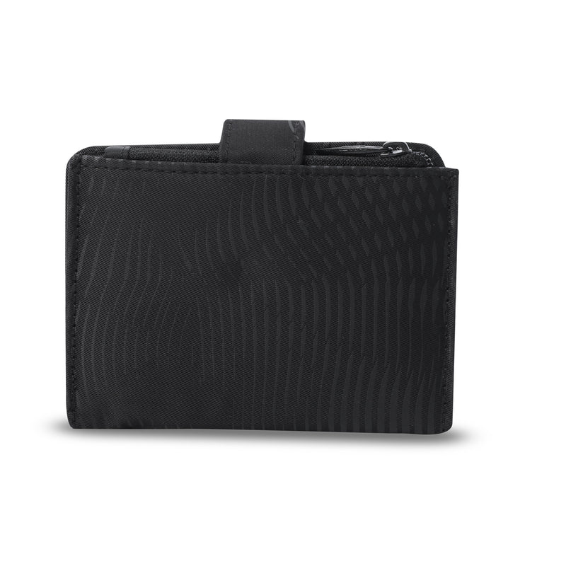 Billetera para Mujer Texture Dull con RFID Blocker Negra