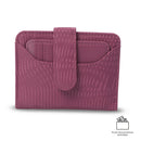 Billetera para Mujer Texture Dull con RFID Blocker Rosada