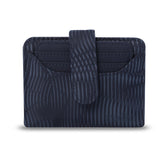 Billetera Texture Dull pequeña azul