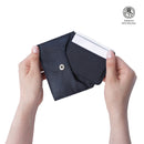 Billetera para Mujer Texture Dull con RFID Blocker Azul