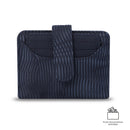 Billetera para Mujer Texture Dull con RFID Blocker Azul