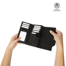 Billetera Toscana con RFID Blocker Negra