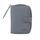 Billetera Twilly Tipo Agenda Con Rfid Blocker  Para Mujer Gris