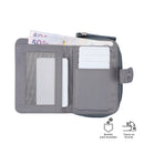Billetera Twilly Tipo Agenda Con Rfid Blocker  Para Mujer Gris