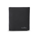 Billetera para Hombre Wood Grande con RFID Blocker Negra