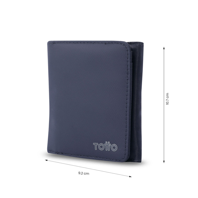 Billetera para Hombre Wood Grande con RFID Blocker Azul