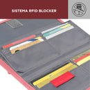 Billetera Zimval Ecofriendly con RFID - Color: Rojo