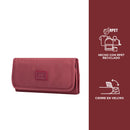 Billetera Zimval Ecofriendly con RFID - Color: Rojo