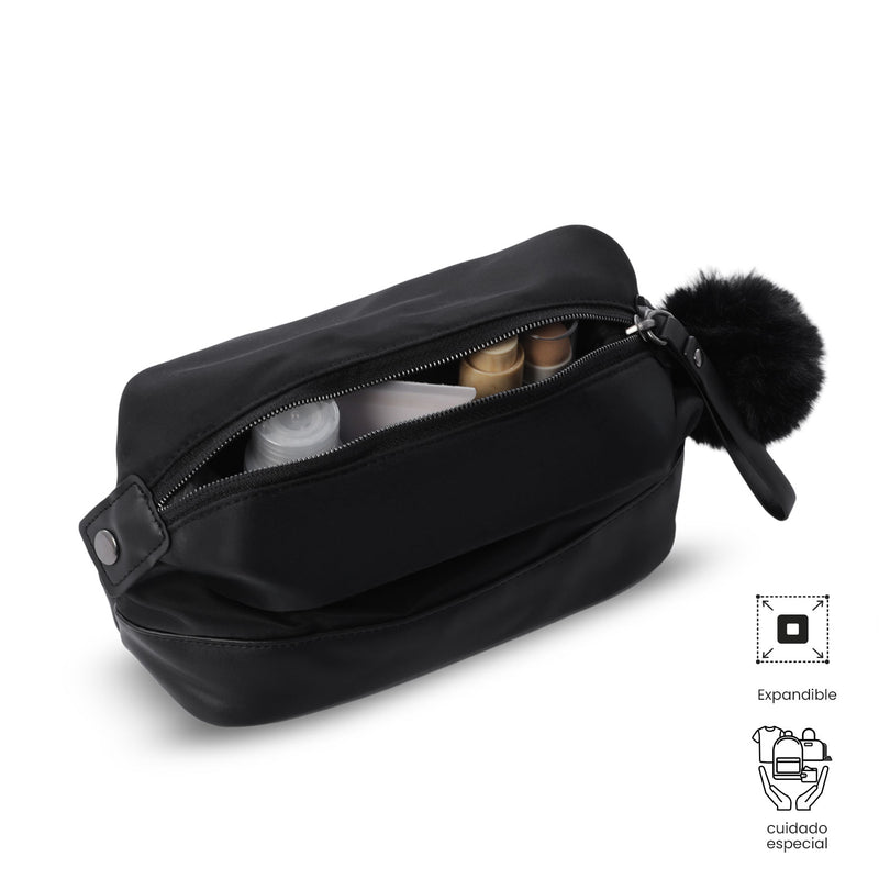 Cosmetiquera Multiuso Adelaide Grande Negro