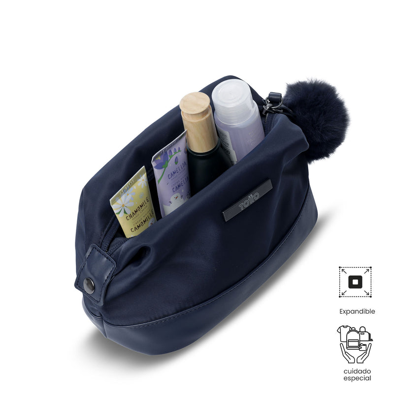 Cosmetiquera Multiuso Adelaide Grande Azul