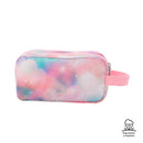 Cartuchera Escuadra Glitter Azul Mujer