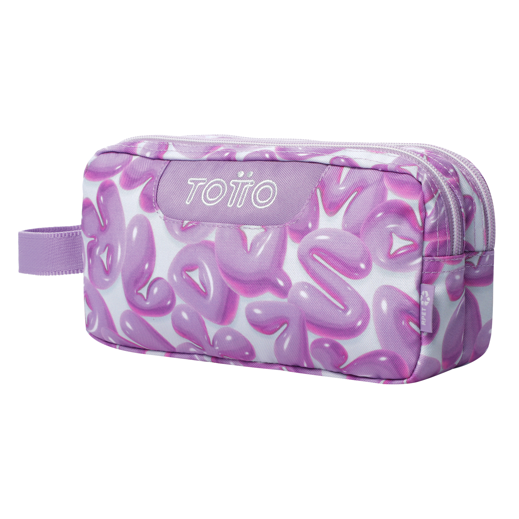 Cartuchera escuadra multiuso glitter - color: estampado