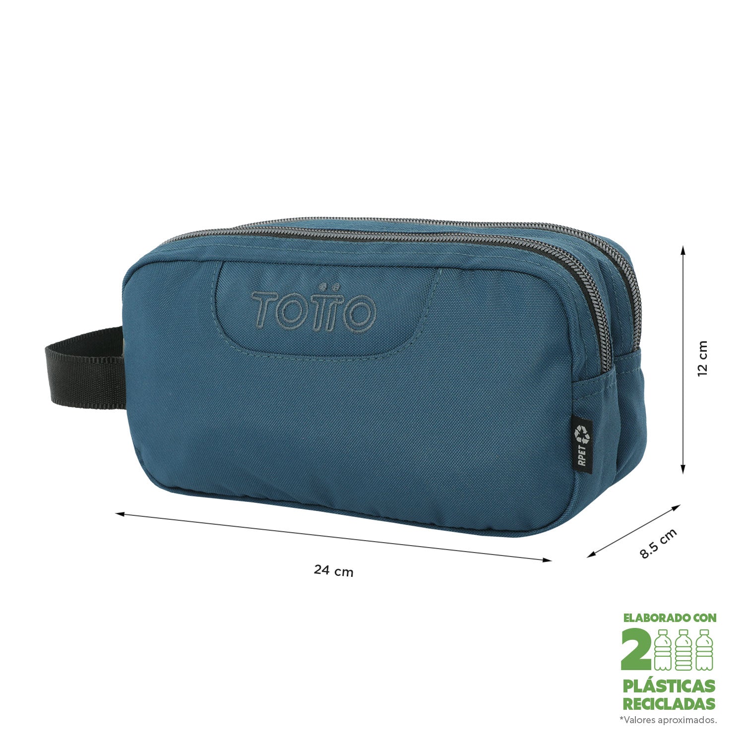 Cartuchera Multiuso Escuadra Azul