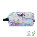 Cartuchera Multiuso Escuadra Glitter Grande Azul Mujer