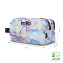 Cartuchera Multiuso Escuadra Glitter Grande Azul Mujer