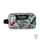 Cartuchera Multiuso Escuadra Grande Gris Hombre