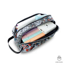 Cartuchera Multiuso Escuadra Grande Gris Hombre