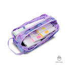 Cartuchera Multiuso Escuadra Grande Morada Mujer