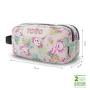 Cartuchera Multiuso Escuadra Grande Blanca Mujer