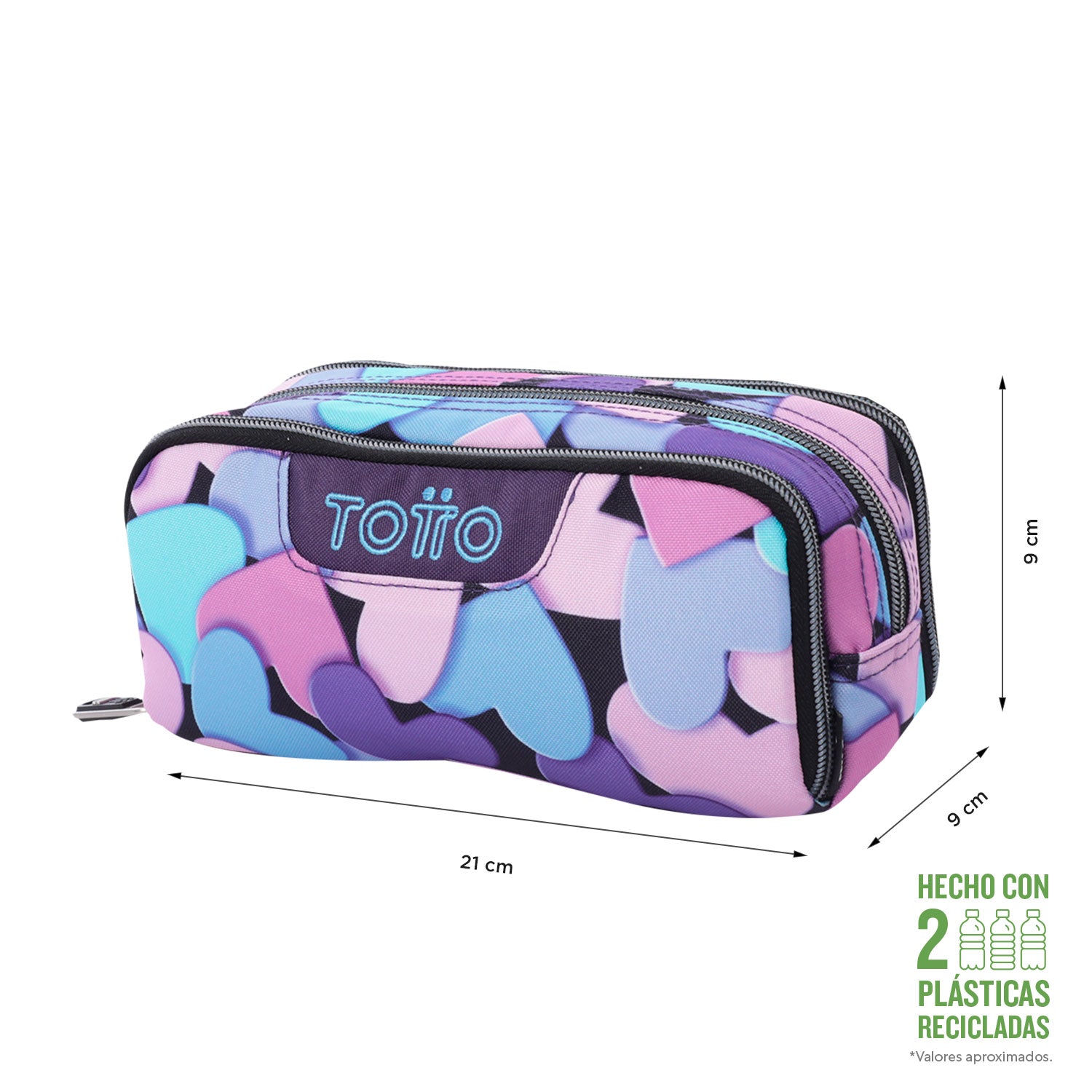 Cartuchera Cinta Azul Mujer