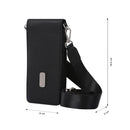 Billetera Porta Celular Genova Para Mujer - Color: Negro