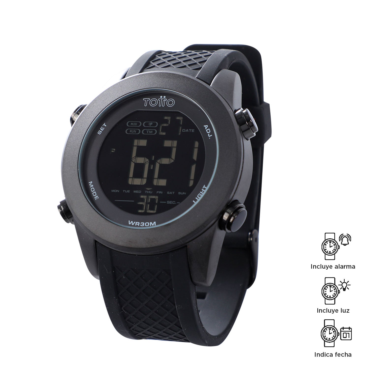Reloj Digital Digy Hombre  - Color: Negro