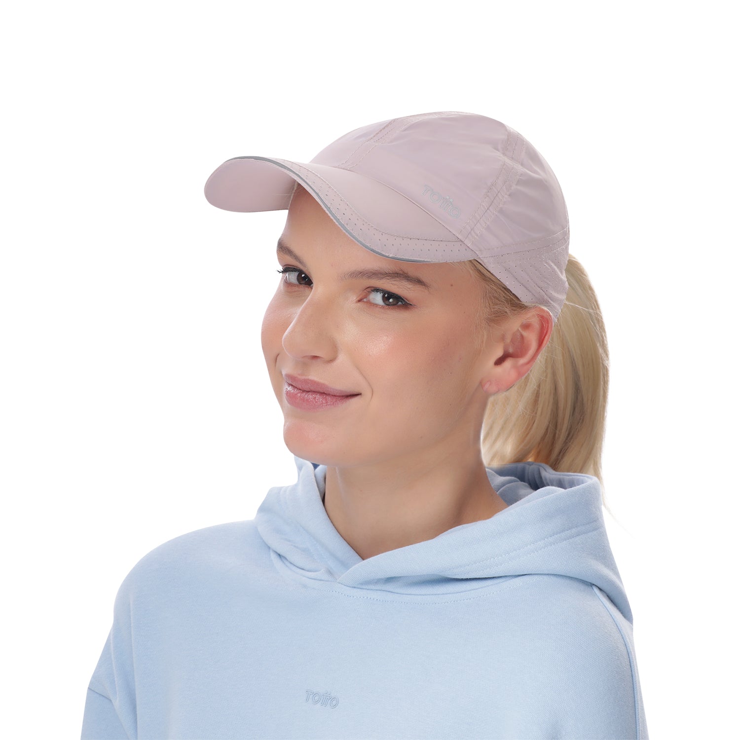 Gorra Beisbolera Bakir con Filtro UV Rosada