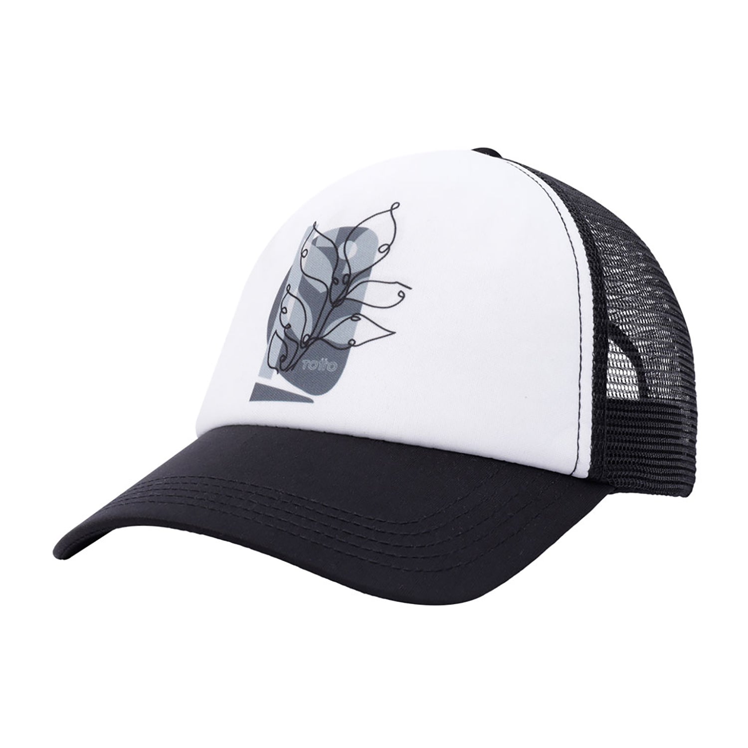 Gorra Totto Morus blanco/negro